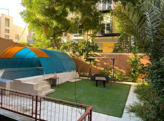 للايجار فيلا بالجابرية حمام سباحة وحديقFor rent a villa in Jabriya, garden , swimming pool