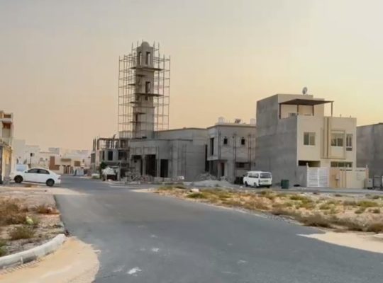 للبيع أراضي سكنية تصريح بناء (أرضي + طابقين) في منطقة الزاهية بإمارة عجمان مشروع الزاهية